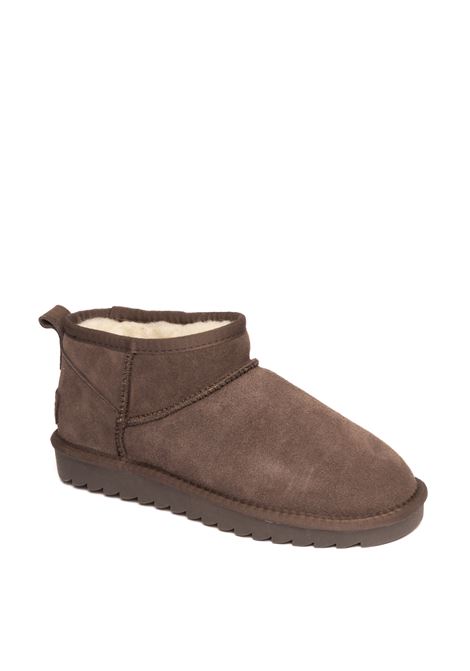 Moka suede ankle boot COLORS OF CALIFORNIA | YW078SHORTWINTER-MOKA